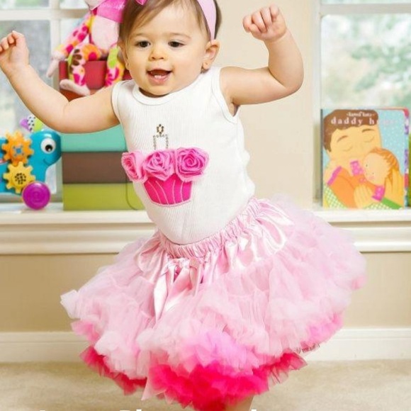 Twirl & Co. pink tutu skirt 12-18 month baby​ - Picture 5 of 12
